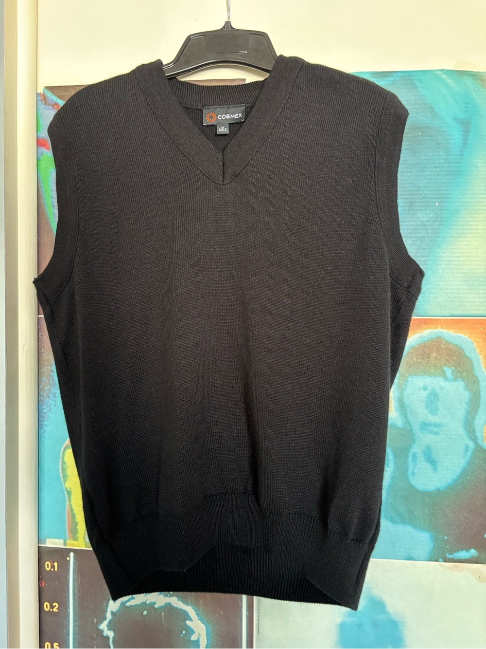 Men’s Black V-Neck Sweater Vest